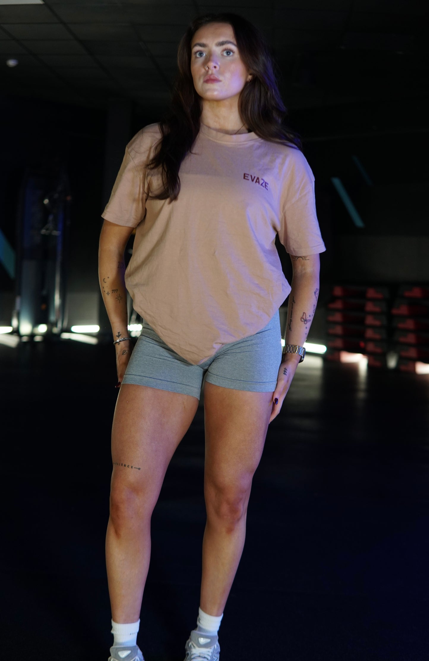 Beige Unisex Heavyweight Oversized TShirt