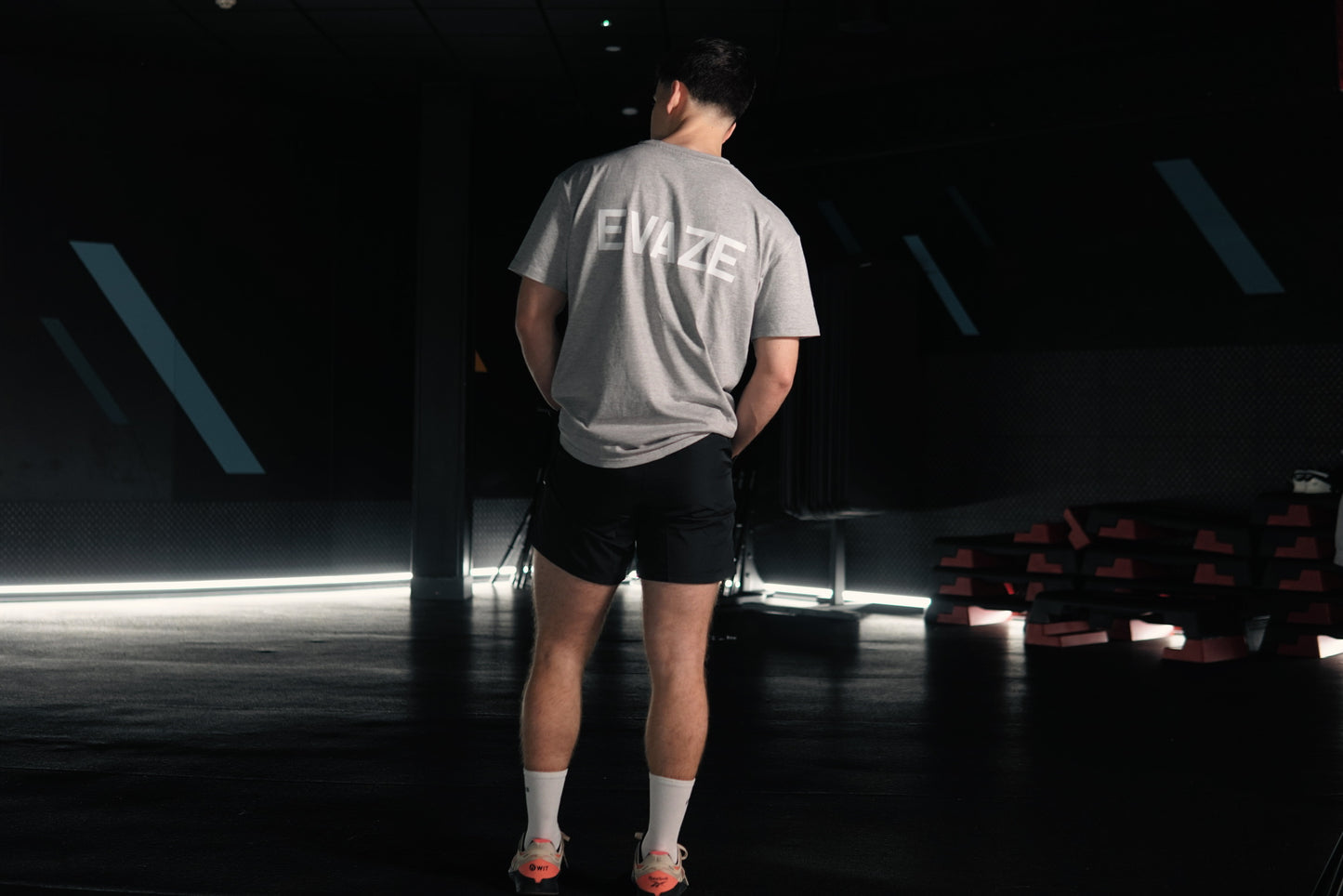 Grey Evaze Heavyweight Oversized T-Shirt.