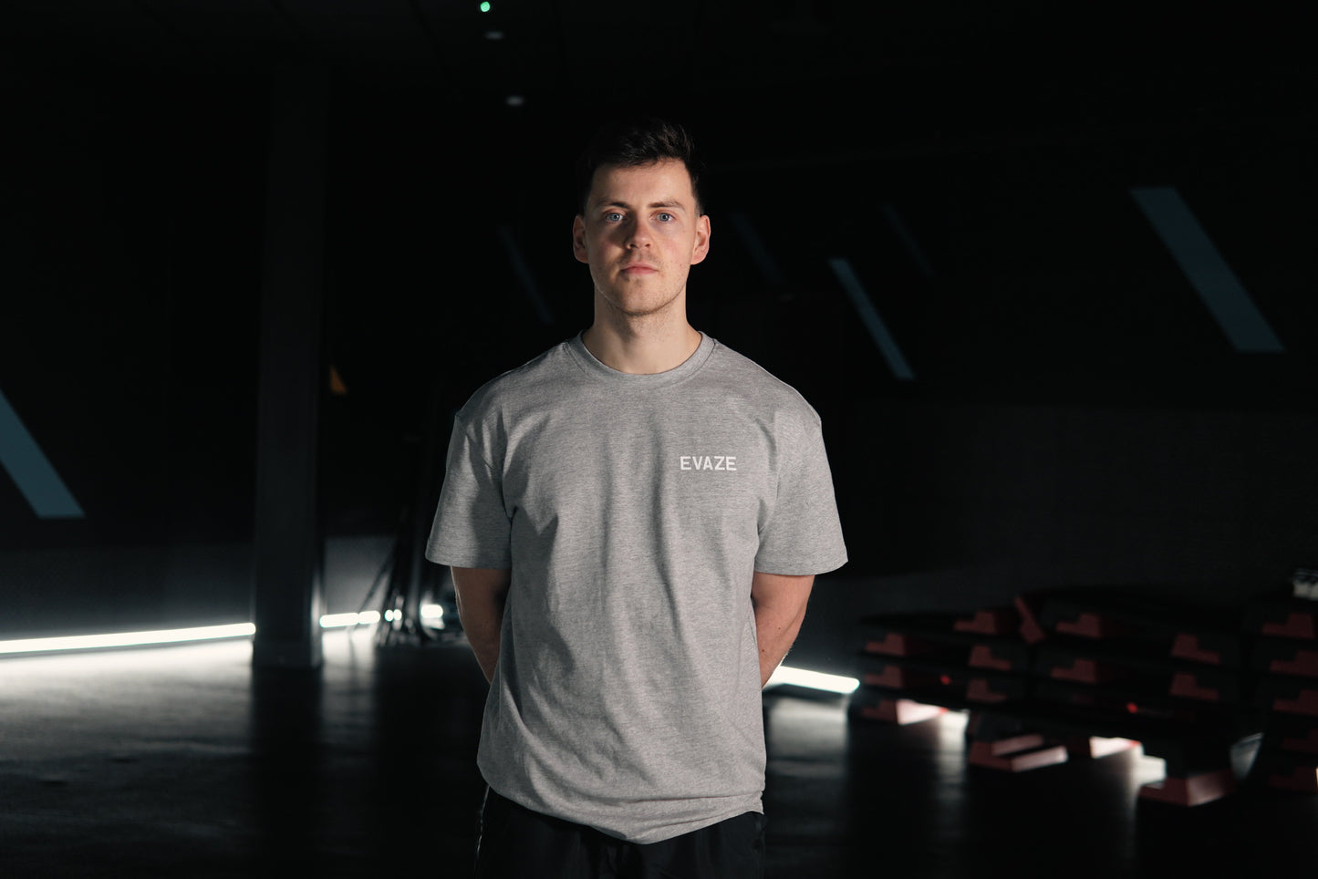 Grey Evaze Heavyweight Oversized T-Shirt.