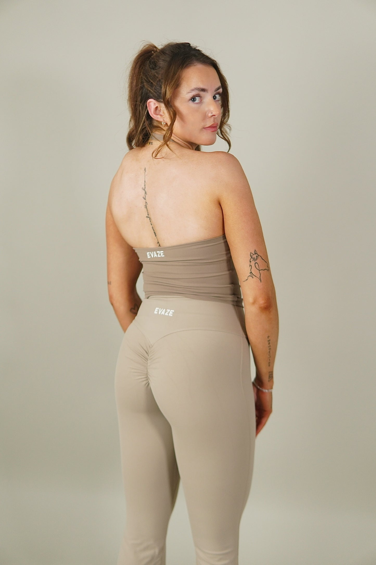 Latte Flared Leggings