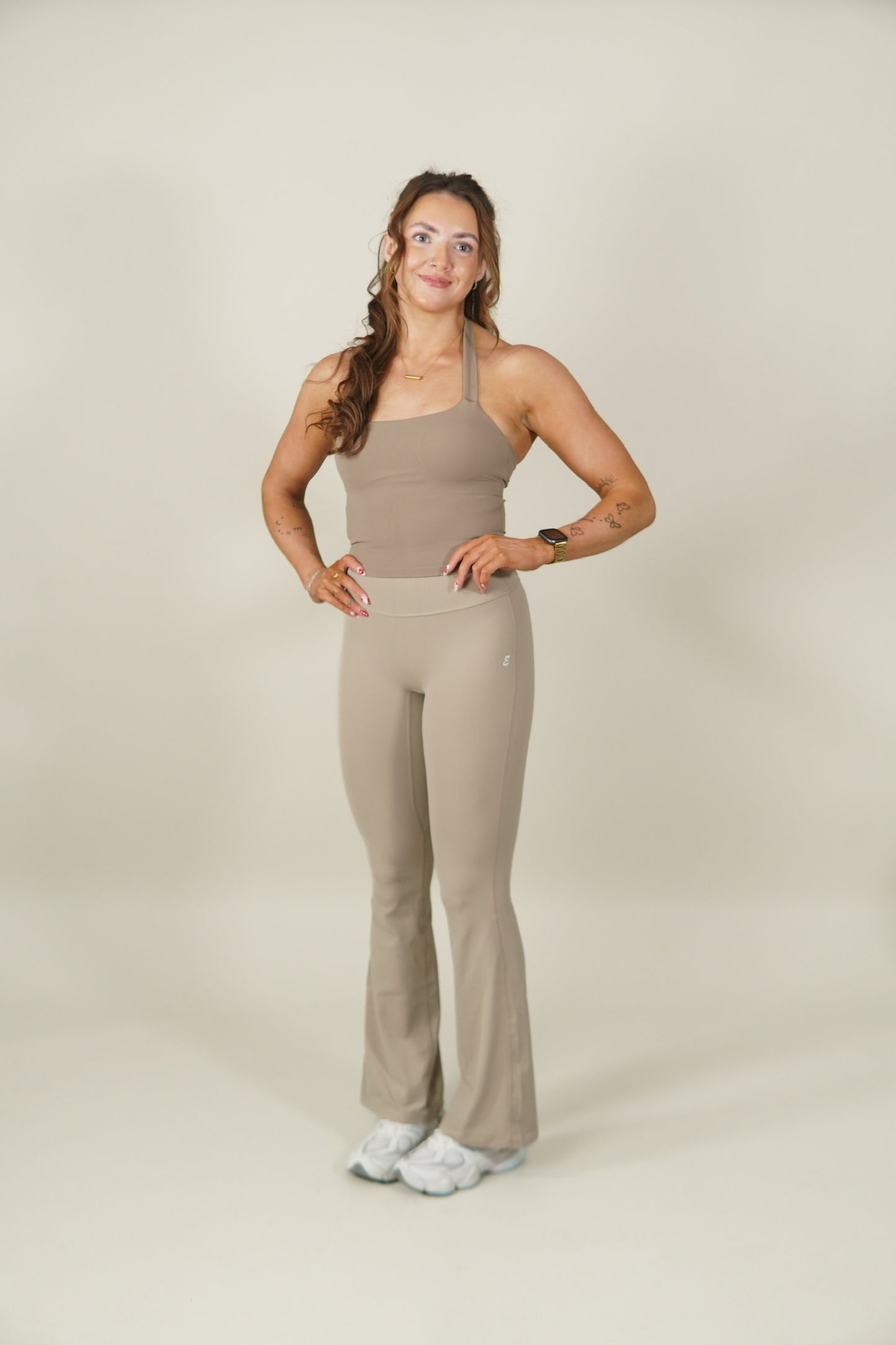 Latte Flared Leggings