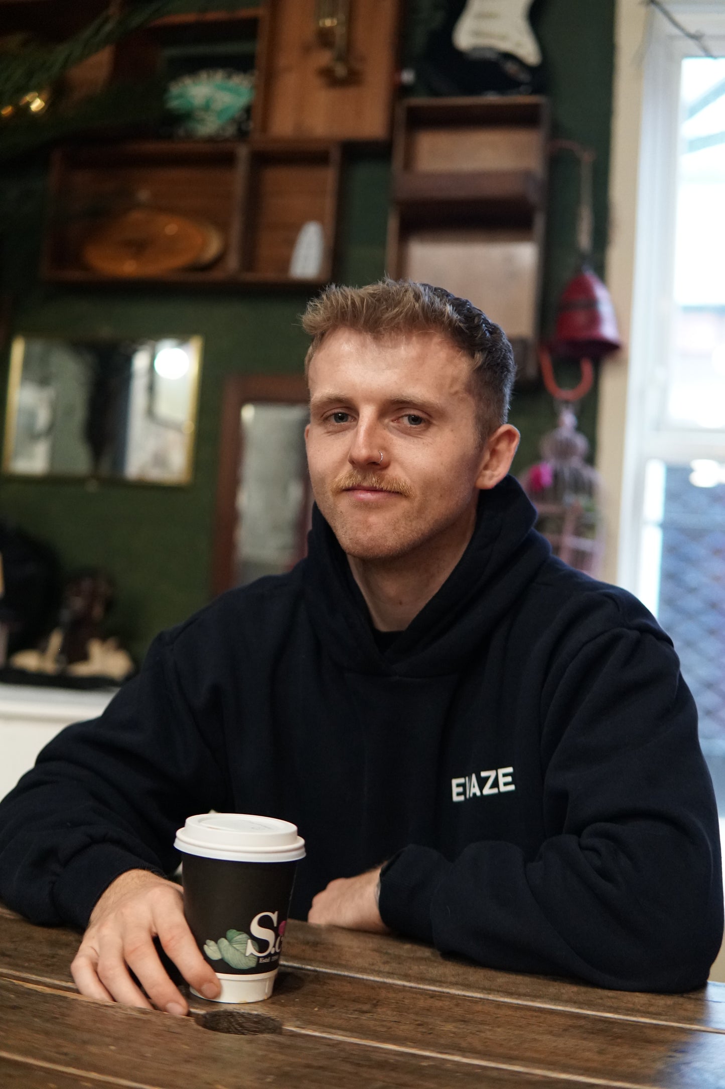 Navy Evaze Heavyweight Unisex Hoodie