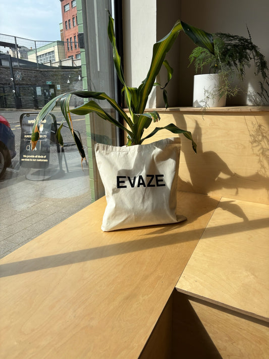 Evaze Cream Tote Bag