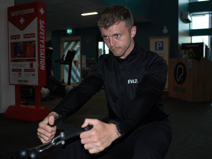 Mens Evaze Performance 1/4 Zip in Black