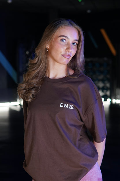 Brown Unisex Heavyweight Oversized TShirt