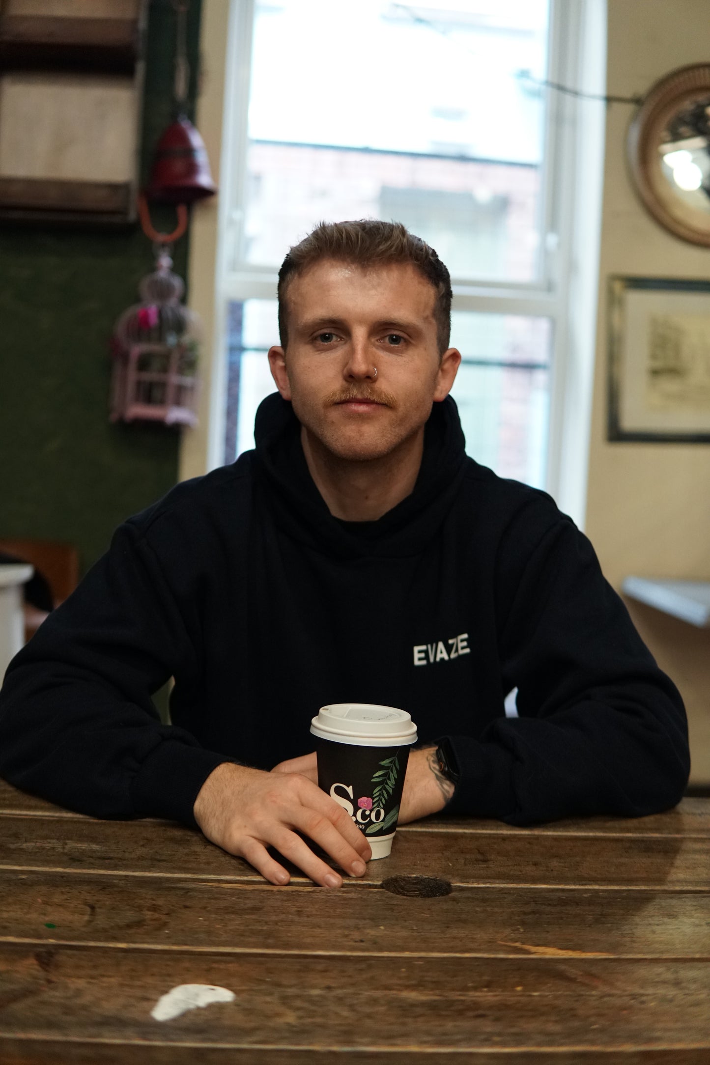 Navy Evaze Heavyweight Unisex Hoodie