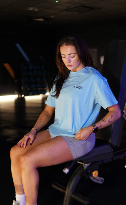 Light Blue Unisex Heavyweight Oversized TShirt