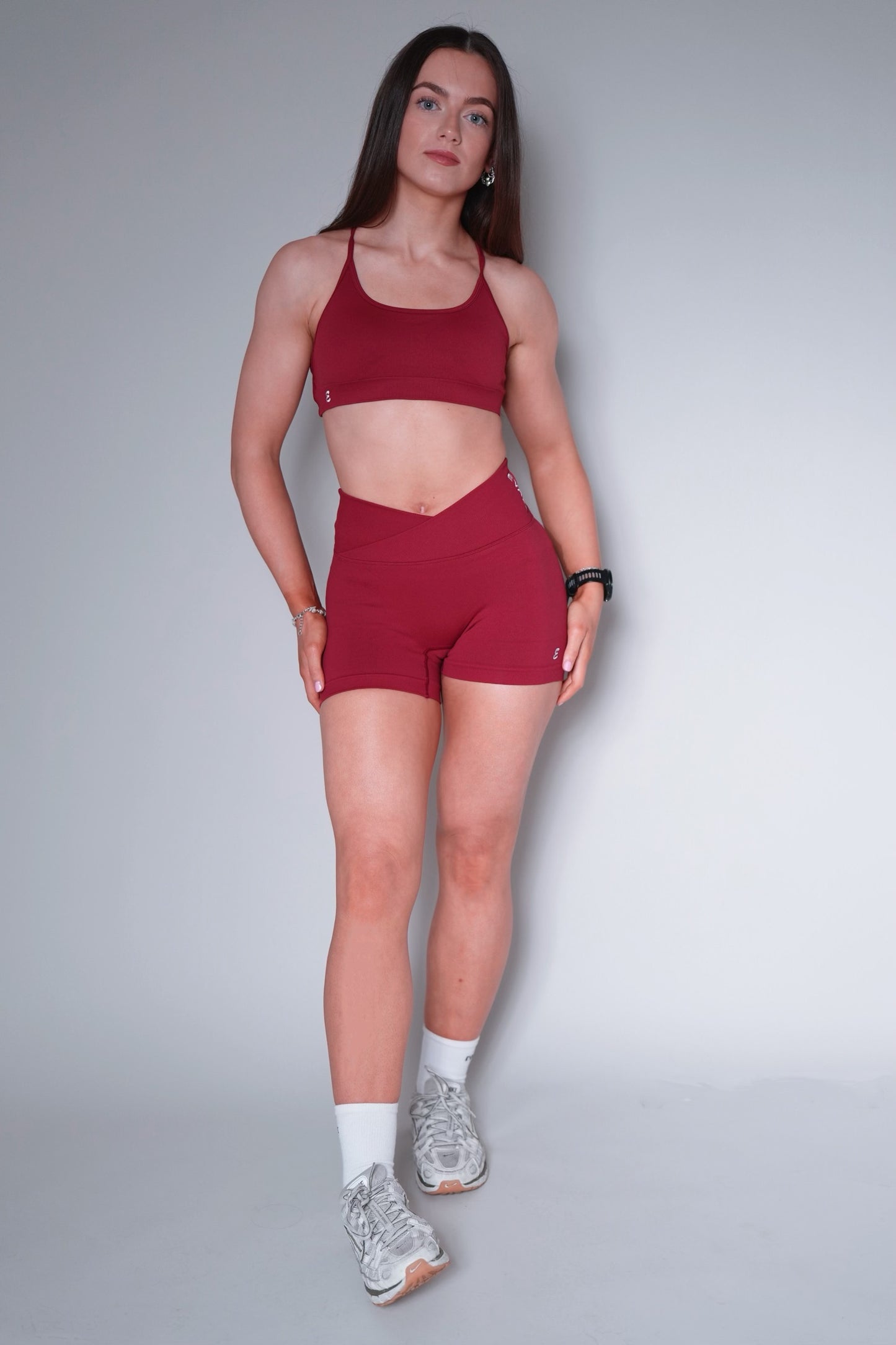 Contour Berry Red Crossback Bra