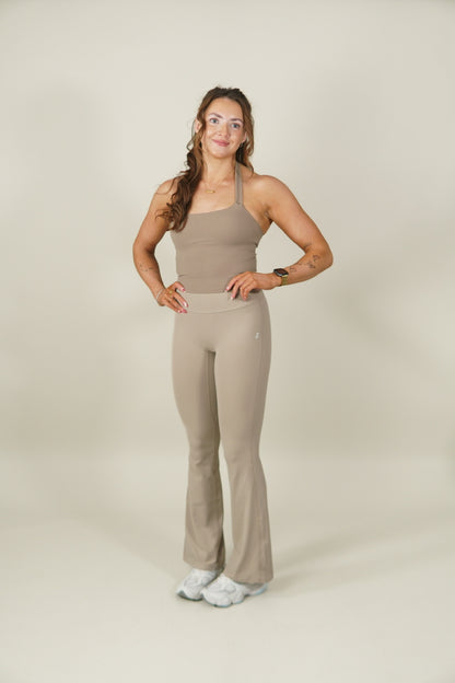 Latte Flared Leggings