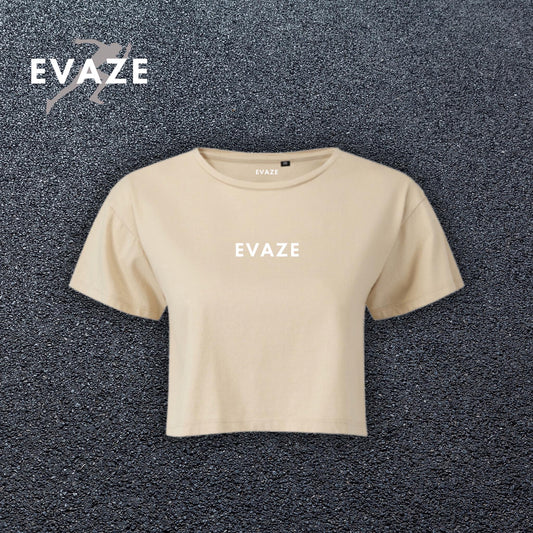 Evaze Crop Top - Nude